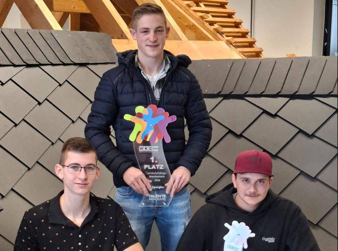 LWB Spengler 2026 Sieger Landeslehrlingswettbewerb Spengler 2026